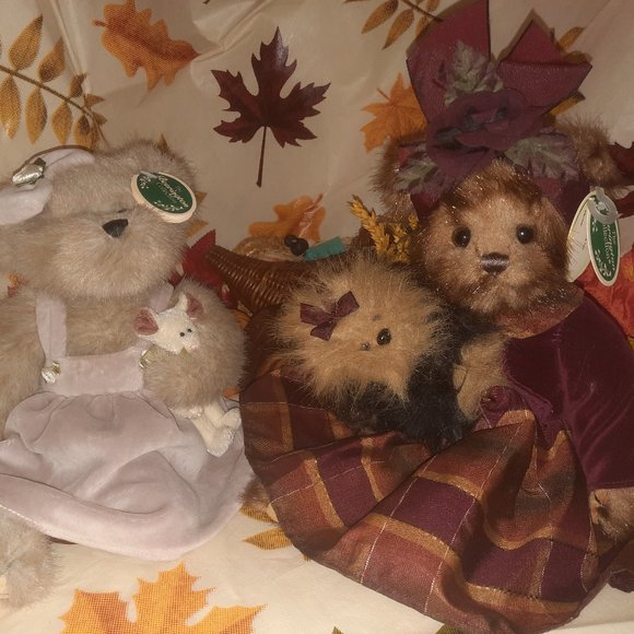 Bearington Bears - two sets - Keri n Teri and Mini with Mouse teddy bear - Picture 1 of 5